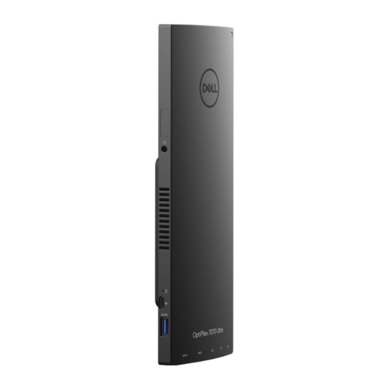 Dell OptiPlex 7070 Ultra Manual De Servicio