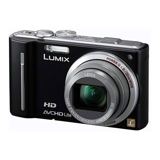 Panasonic DMC-TZ10 Instrucciones De Funcionamiento