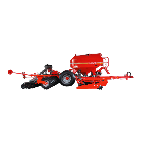 horsch Pronto 6 AS Instrucciones De Servicio