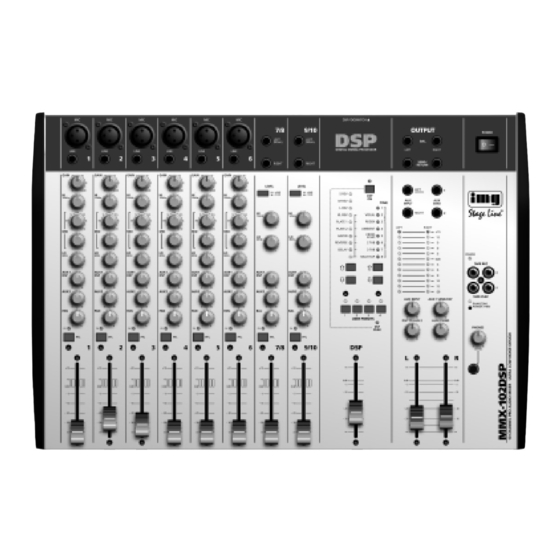 IMG STAGELINE MMX-102DSP Manual De Instrucciones