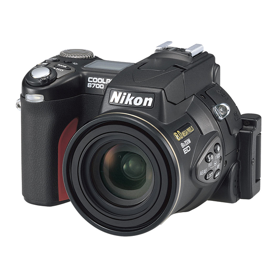 Nikon COOLPIX 8700 Manuales
