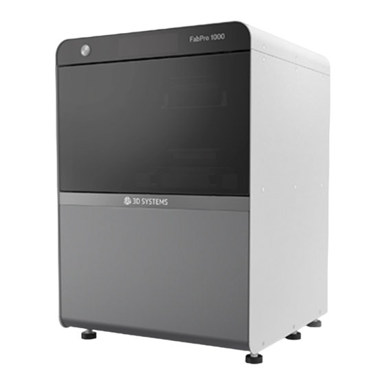 3D Systems FabPro 1000 Configuración