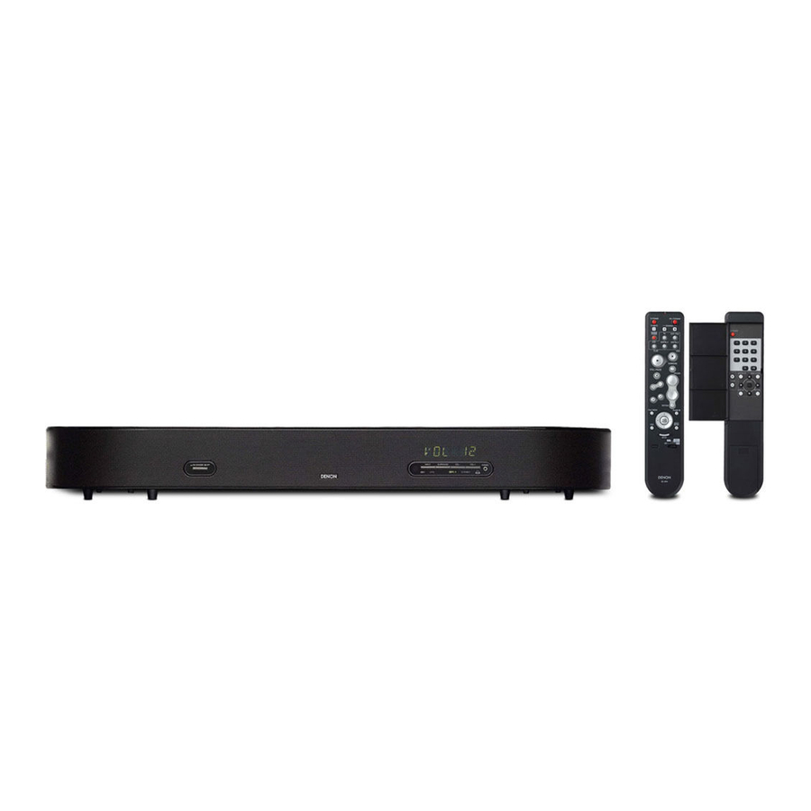 Denon DHT-FS3 Manual Del Usuario