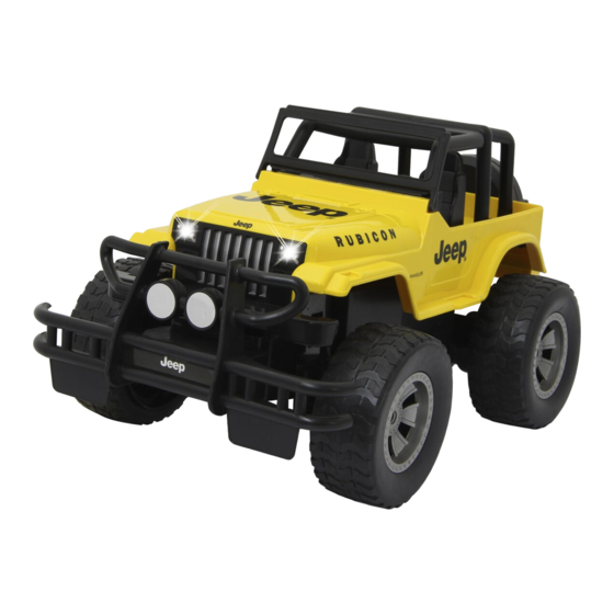 Jamara GERMANY Jeep Wrangler Rubicon 2,4 GHz Manual De Instrucciones