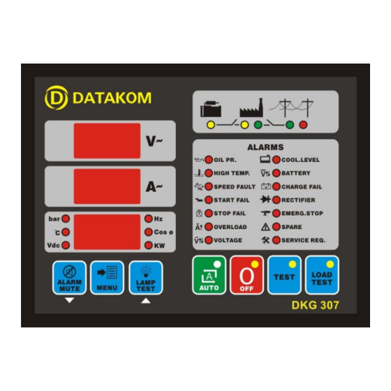 Datakom DKG-307 Manual Del Usuario