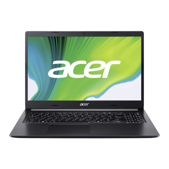 Acer Aspire 5 Manual De Usuario