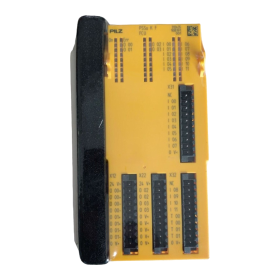 Pilz PSSu K F FCU Manual De Instrucciones