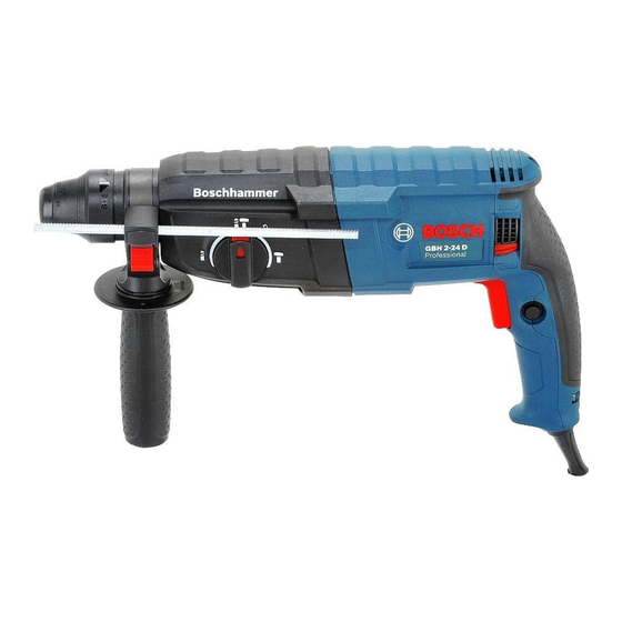 Bosch GBH 2-24D Instrucciones De Servicio