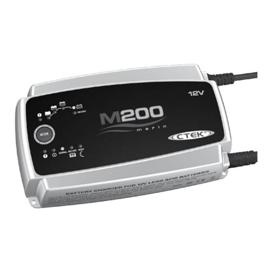 CTEK M200 Manual Del Usuario