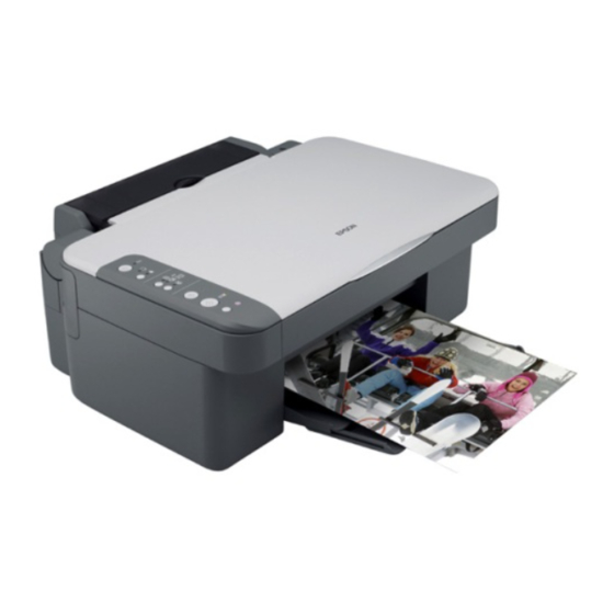 Epson Stylus CX3700 Serie Guía De Referencia Rápida