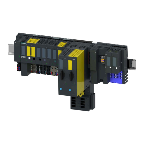 Siemens SIMATIC Distributed I/O system ET 200SP Manual Del Usuario