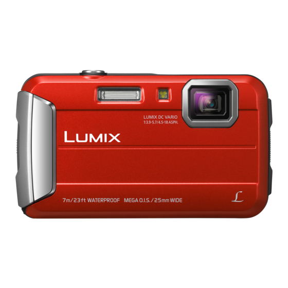 Panasonic Lumix DMC-TS25 Instrucciones De Funcionamiento