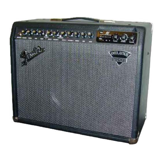 Fender DELUXE 900 Instrucciones De Funcionamiento