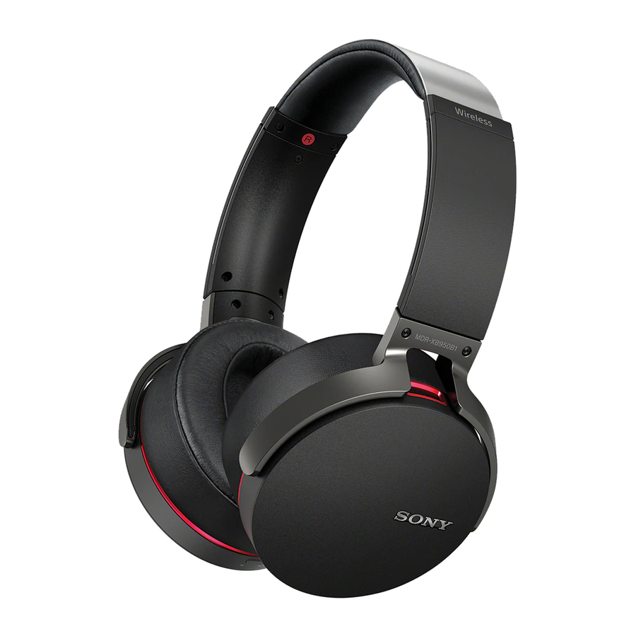 Sony MDR-XB950B1 Guia De Ayuda