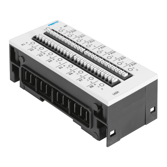 Festo CPX-L-16DE-16-KL-3POL Manual De Instrucciones