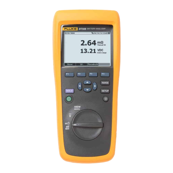 Fluke BT508 Manual De Uso