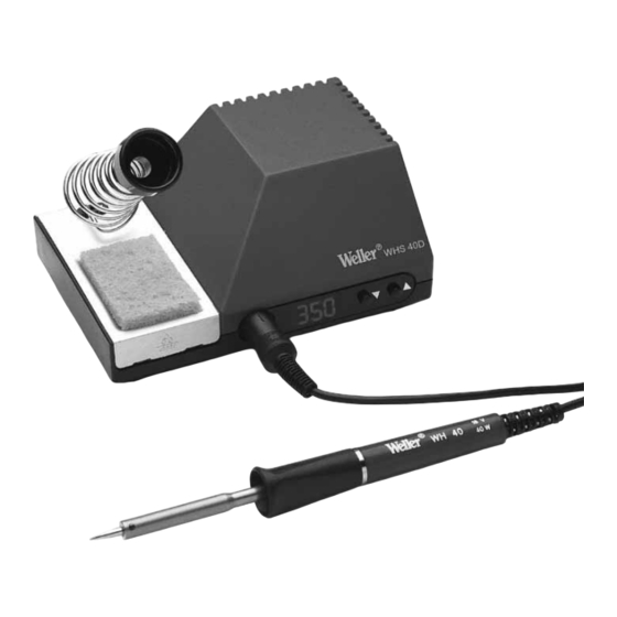 Weller WHS 40D Manual De Uso