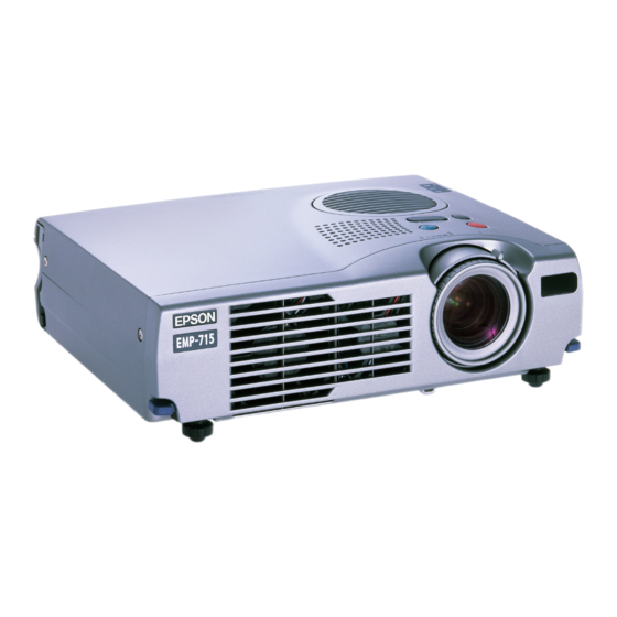 Epson EMP-715 Manual De Instrucciones