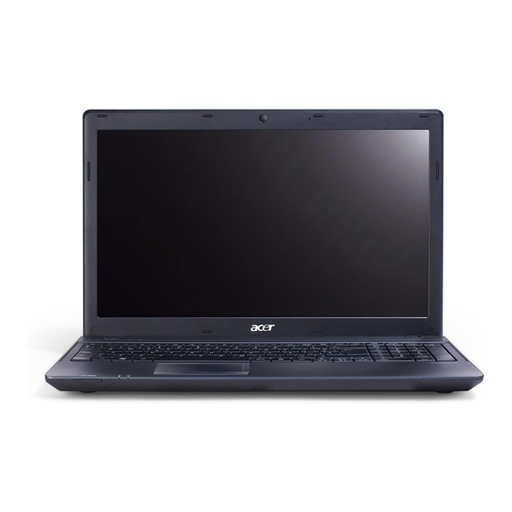 Acer TravelMate Serie Guía De Usuario