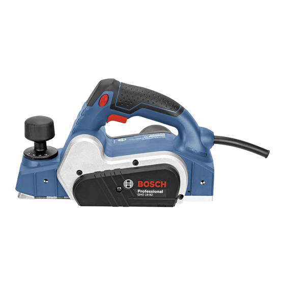 Bosch GHO 16-82 Professional Manual Original