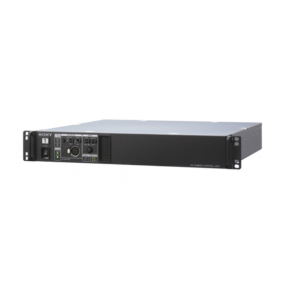 Sony HSCU300RF Manual Del Usuario
