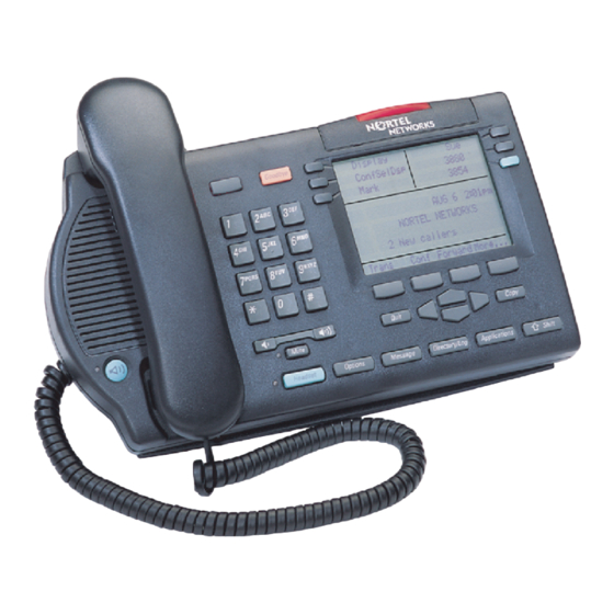 Nortel Networks Meridian M3902 Guía De Referencia Rápida