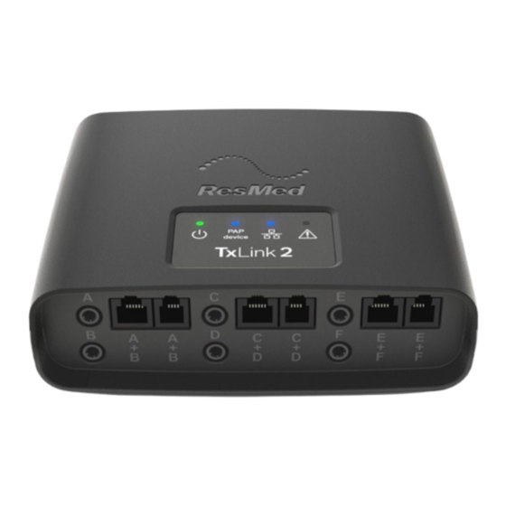 ResMed TxLink 2 Guia Del Usuario