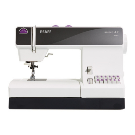 Pfaff Select line Manuales