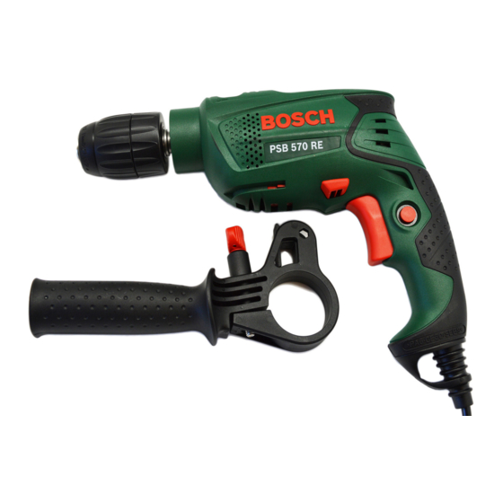 Bosch PSB 570 RE Manuales