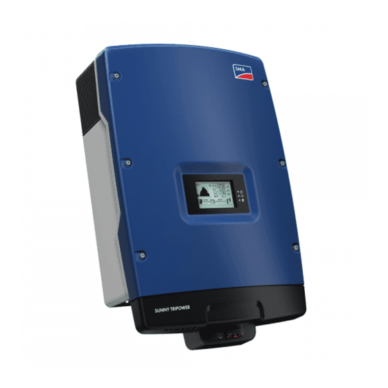 SMA SUNNY TRIPOWER 5000TL Manual De Servicio Técnico