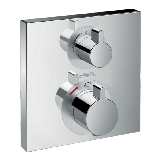 Hansgrohe Ecostat E 15708 Serie Instrucciones De Montaje