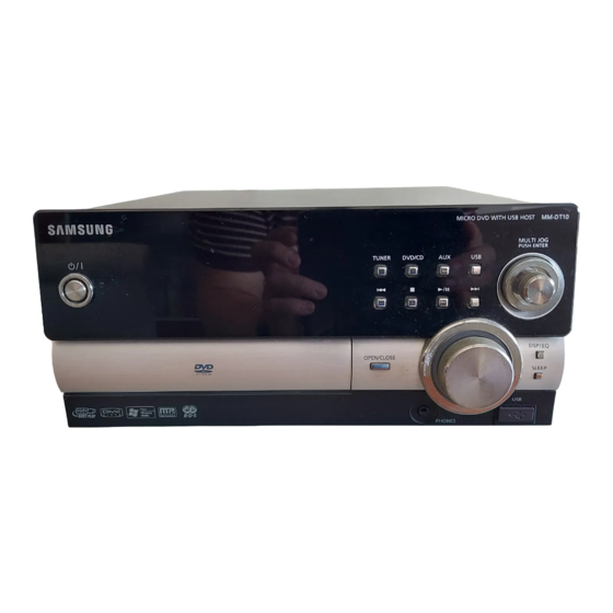 Samsung MM-DT10 Manual De Instrucciones