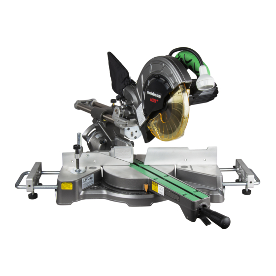 Metabo HPT C 8FSHE Manuales