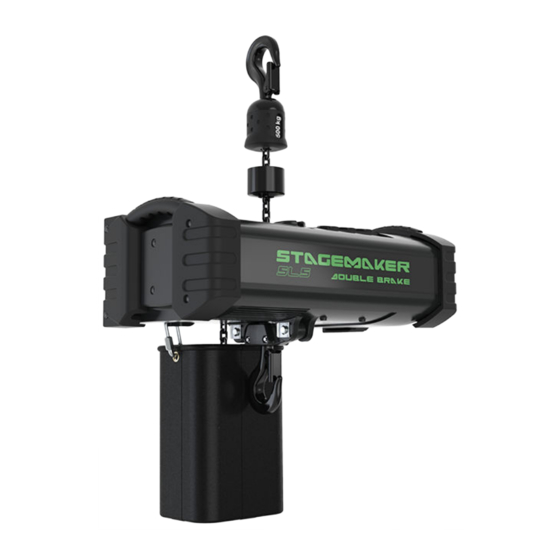 Verlinde Stagemaker SL10 Manual Del Propietário