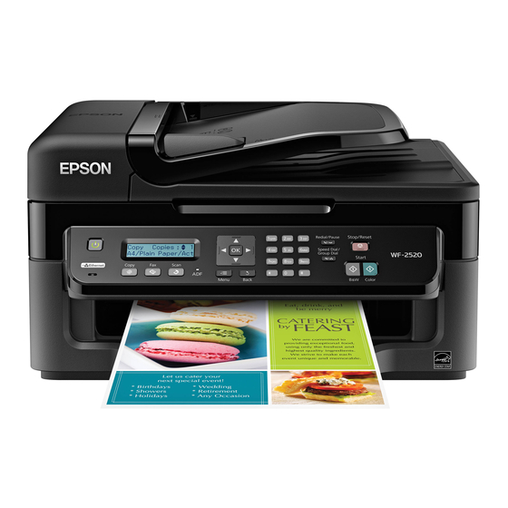 Epson WF-2520 Guia De Instalacion
