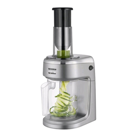 SEVERIN Mr.Twister KM 3922 Instrucciones De Uso
