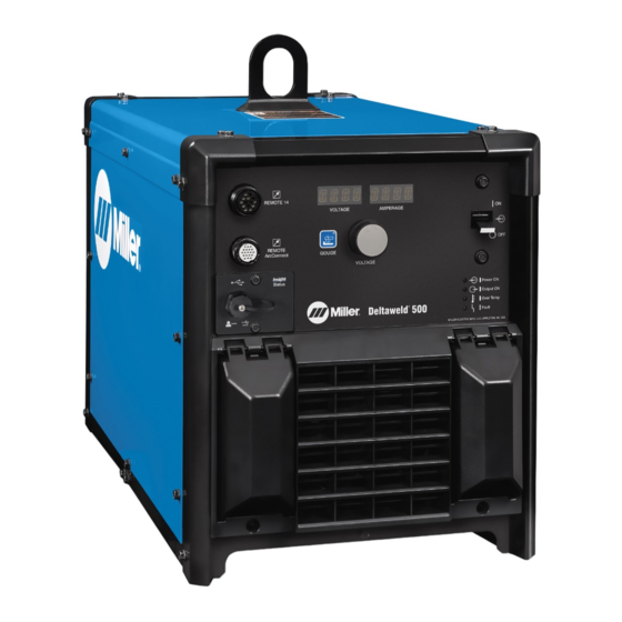 Miller Deltaweld 500 Manual Del Operador