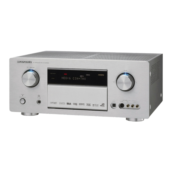 Marantz SR7002 Guia Del Usuario