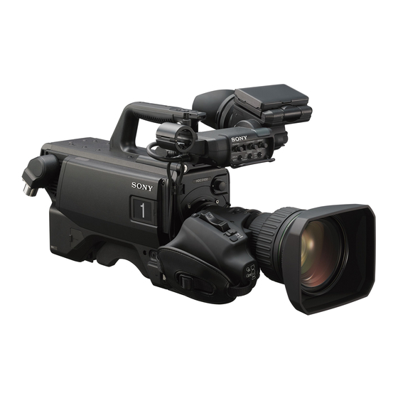 Sony HDC3100 Instrucciones De Funcionamiento