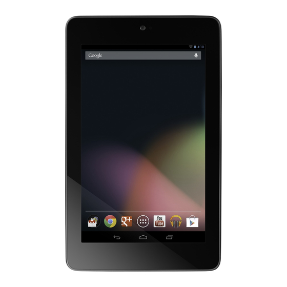 Asus Nexus 7 Guia De Inicio Rapido