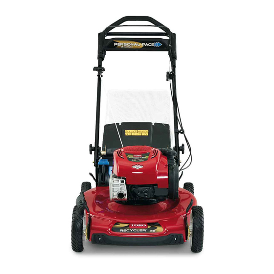 Toro Recycler Serie Manual Del Operador