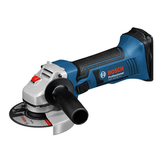Bosch GWS Professional 18 V-LI Manual Original
