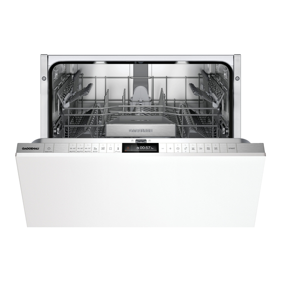 Gaggenau DF270101F Manual De Usuario