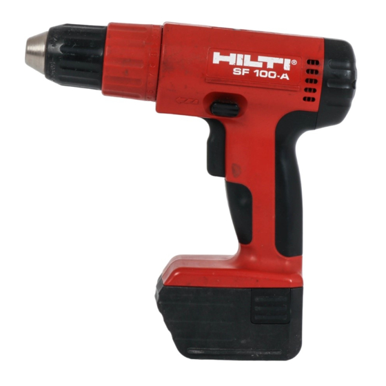 Hilti SF 100-A Manual De Instrucciones
