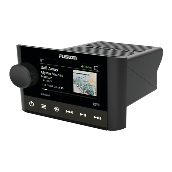 Fusion Apollo MS-SRX400 Manual Del Usuario