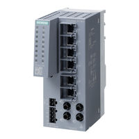Siemens SIMATIC NET SCALANCE XC-100 Instrucciones De Servicio