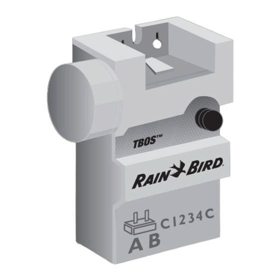 Rain Bird TBOS Manual Del Usuario