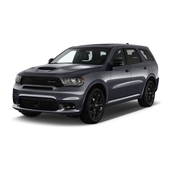 Dodge DURANGO 2019 Manual Del Propietário