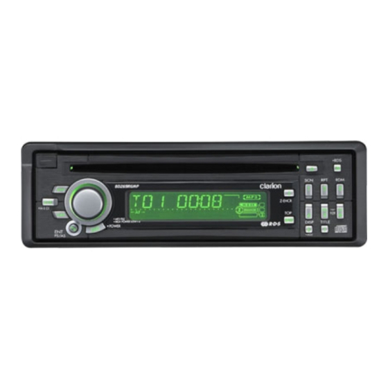 Clarion DB268RMP Manual De Instrucciones