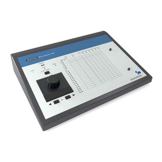 otometrics MADSEN Micromate 304 Manual Del Usuario